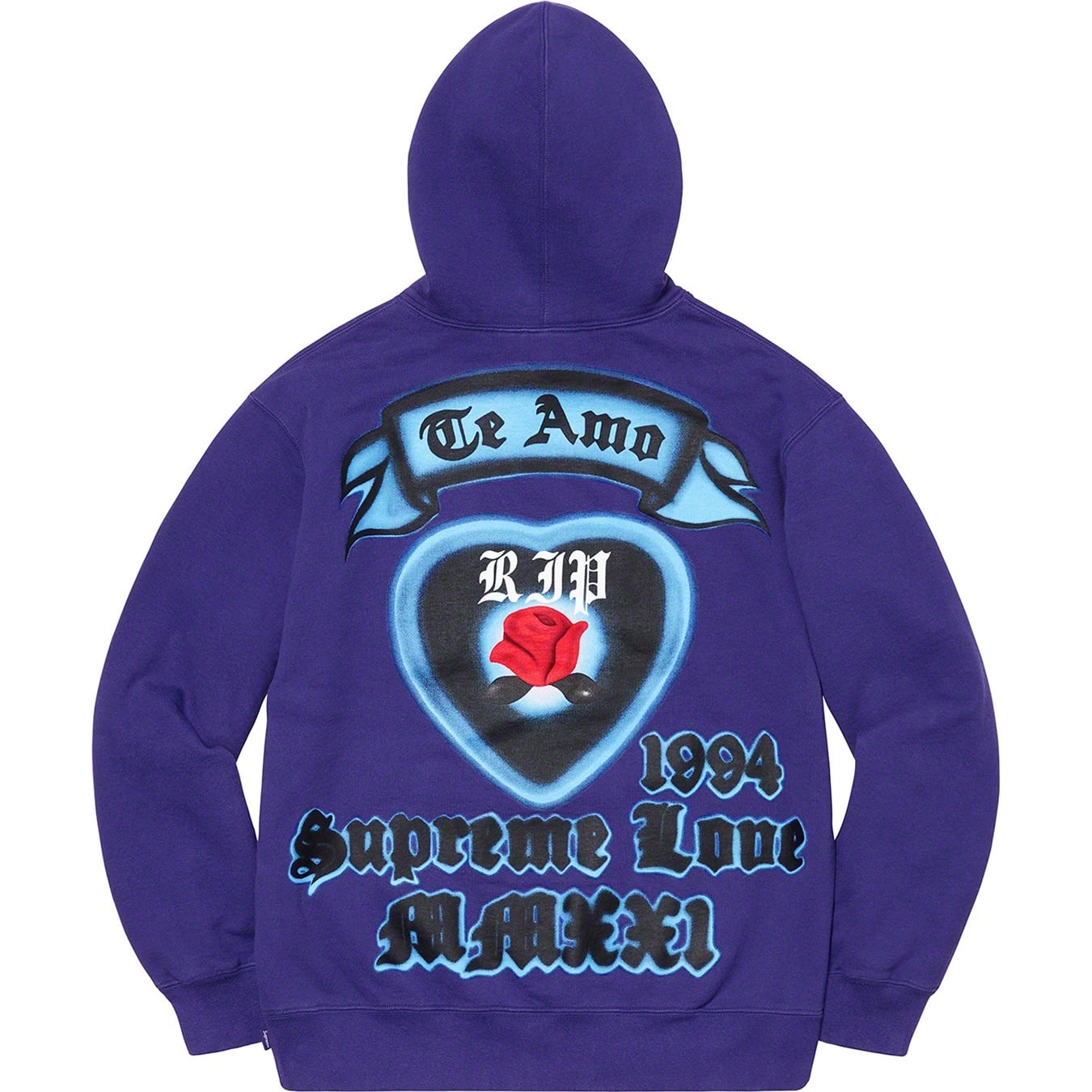 Supreme Love Hooded Sweatshirt view 12